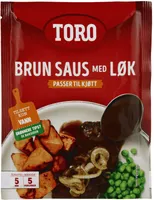 Brun saus med løk