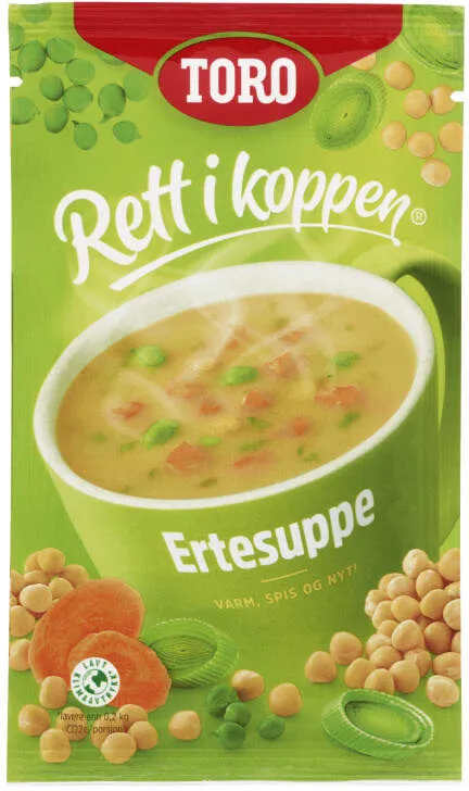 Ertesuppe 28g Rett i Koppen