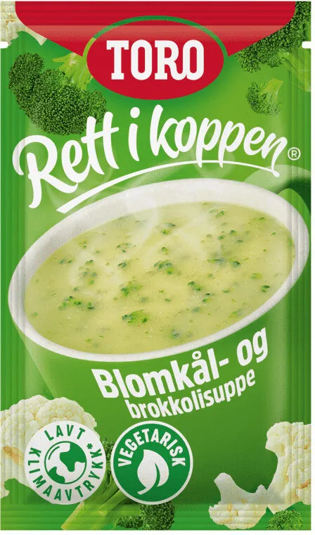 Blomkål&Brokkoli Suppe 22g Rett i Koppen