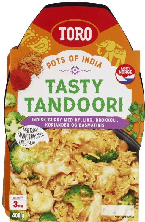 Kyllinggryte Tandoori 400g Velbekomme