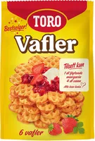 Ekte bakeglede Vafler