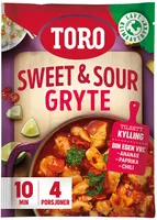 Sweet & Sour Gryte 152g Toro