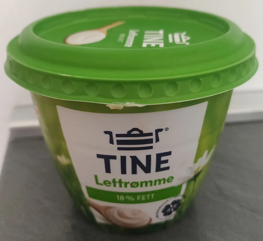 Lettrømme 18% fett