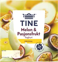 Yoghurt tradisjonell - Melon og pasjonsfrukt