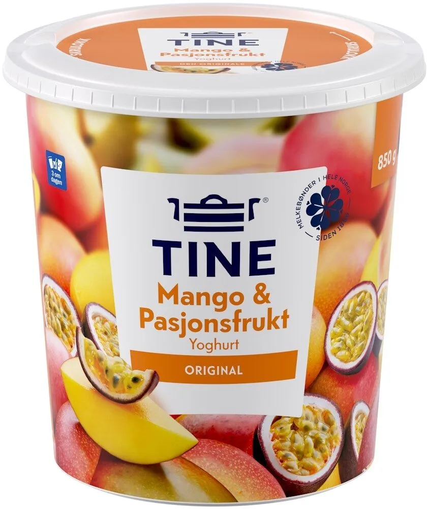 TINE Mango & Pasjonsfrukt Yoghurt - DEN ORIGINALE