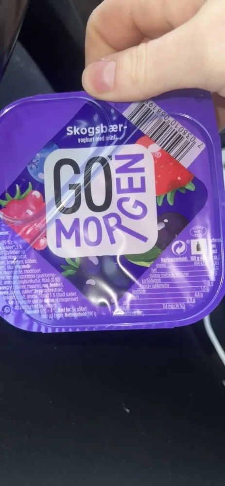 Go morgen yoghurt skogsbær