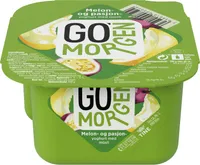 Go'morgen Melon- og pasjon- yoghurt med granola
