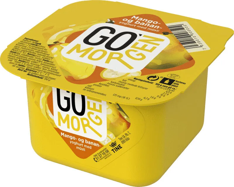 Go morgen, mango og banan