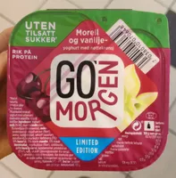 Morell og vanilje yoghurt