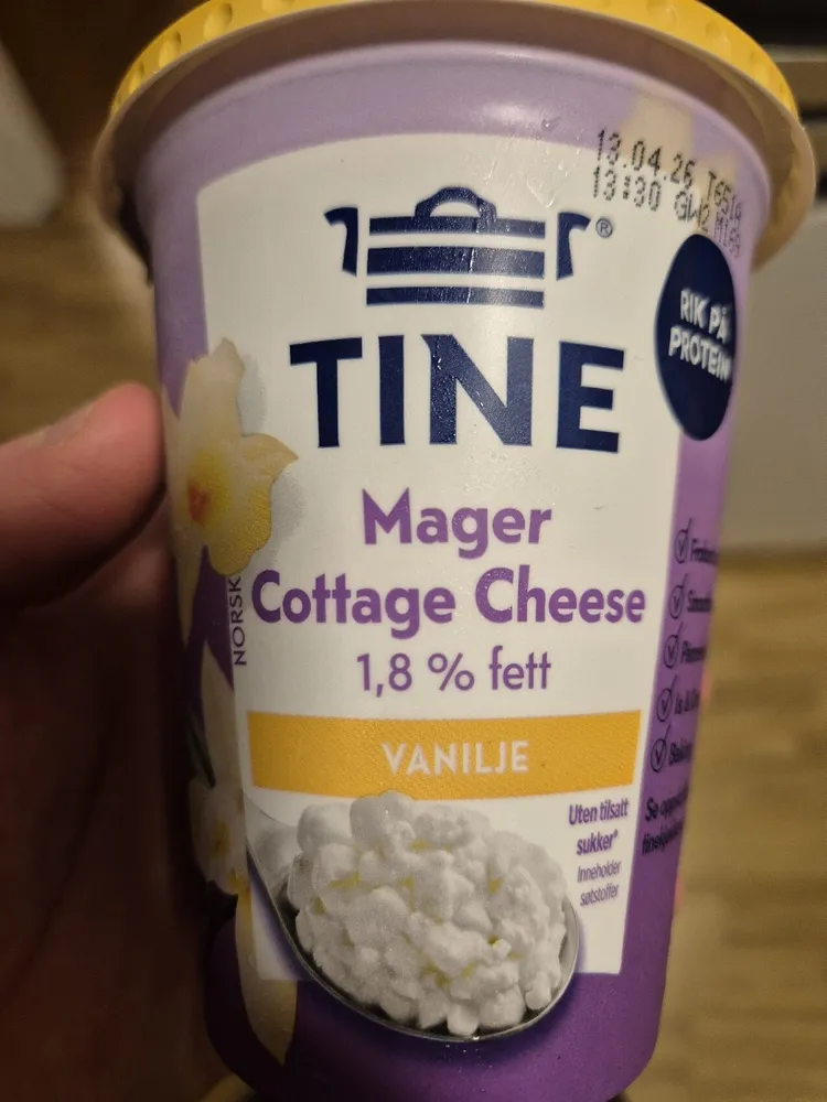 Mager Cottage cheese Vanilje