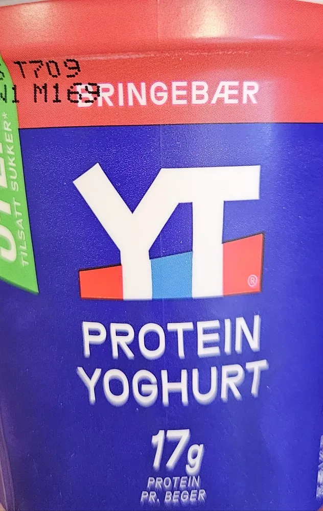 Protein Yoghurt Bringebær