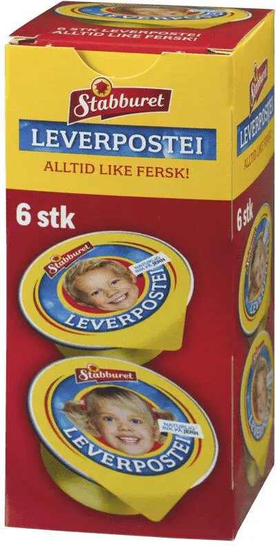 Leverpostei Porsjon 6X22G