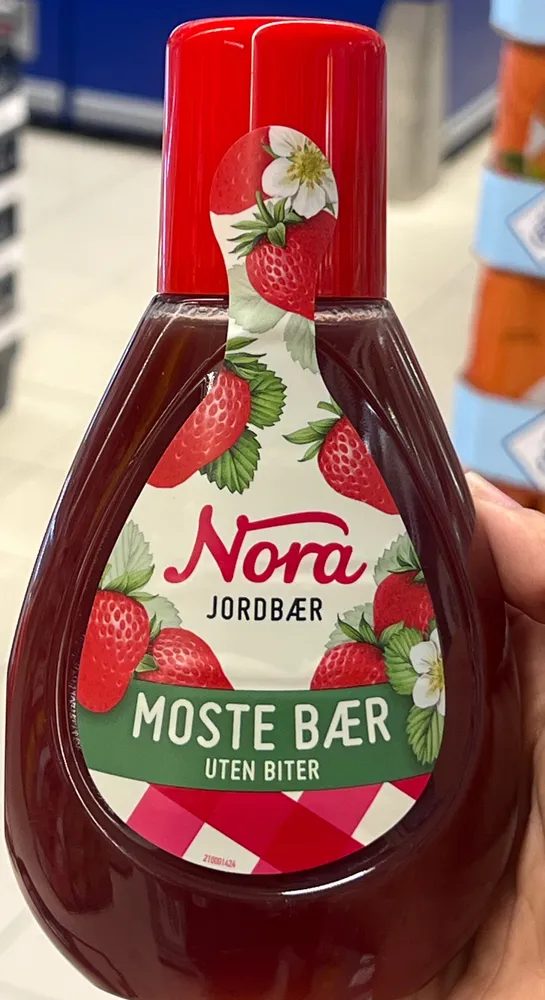 Moste jordbær - ingen biter
