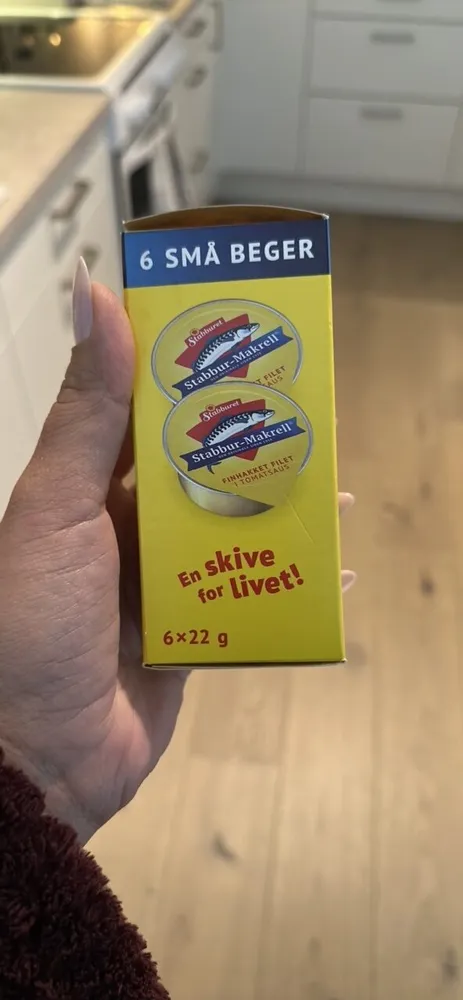 Makrell i tomat Porsjon 22Gx6