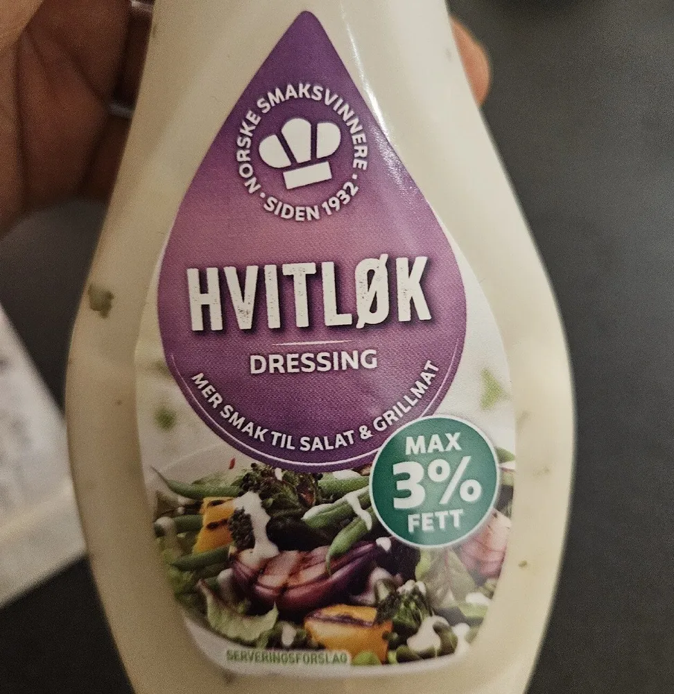 Hvitløk Dressing