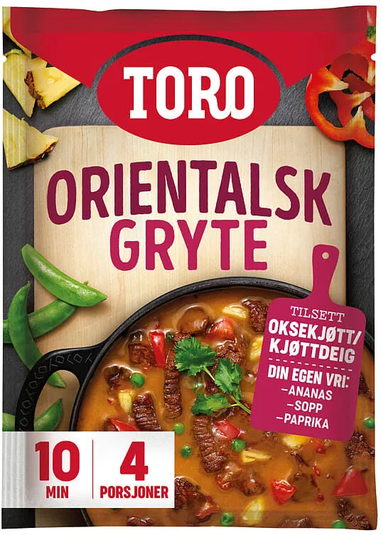 Orientalsk Gryte 127g Toro