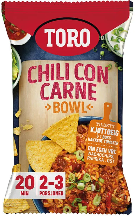 Chili con carne bowl