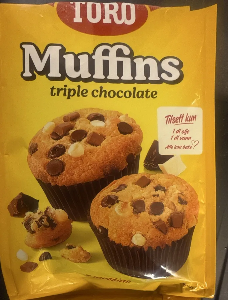 Muffins triple chocolate