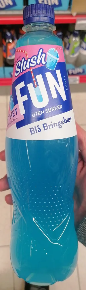 Smak av Slush Fun Light Blå Bringebær