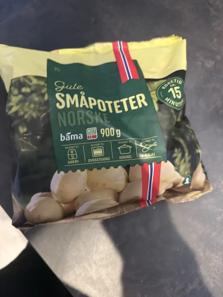 Gule småpoteter norske
