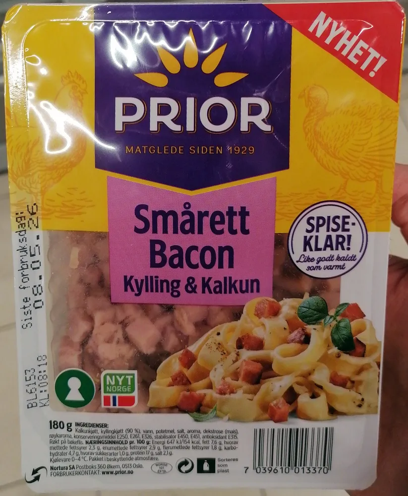 Smårett Bacon Kylling & Kalkun