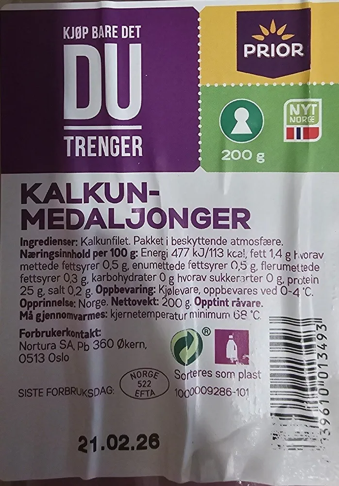Kalkunmedaljonger
