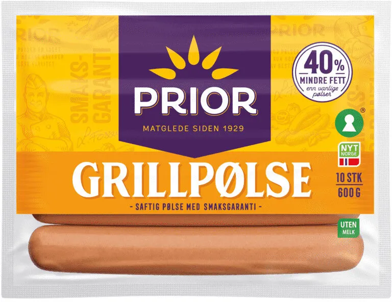 Grillpølse av kylling og kalkun
