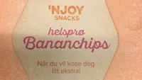 Helsprø Bananchips