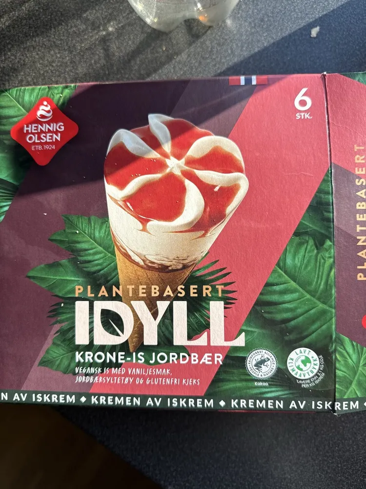 Plantebasert Idyll Krone-Is Jordbær