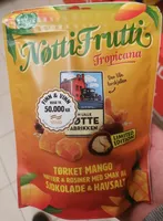NøttiFrutti Tropicana Tørket Mango Nøtter & Rosiner med smak av Sjokolade & Havsalt