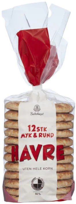 Myk & Rund Havre uten hele korn