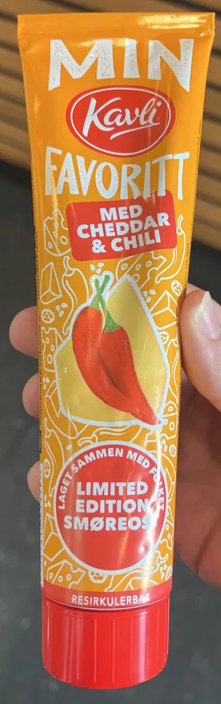 Smøreost med cheddar og chili