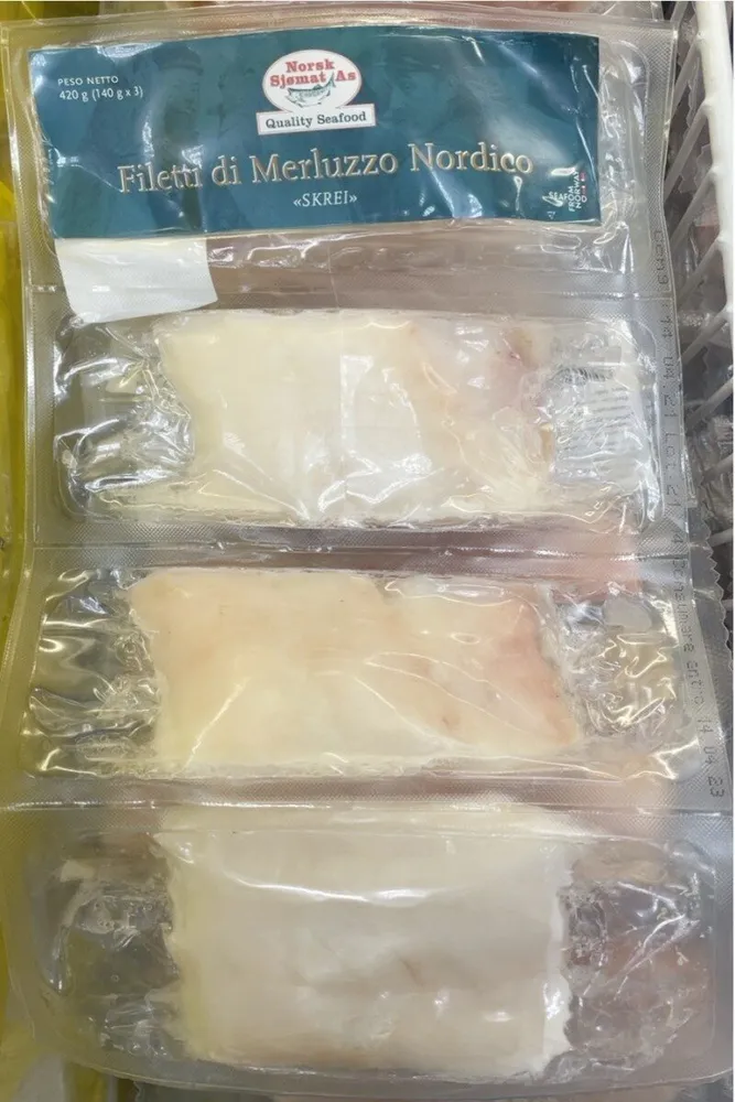 Filetti merluzzo nordico