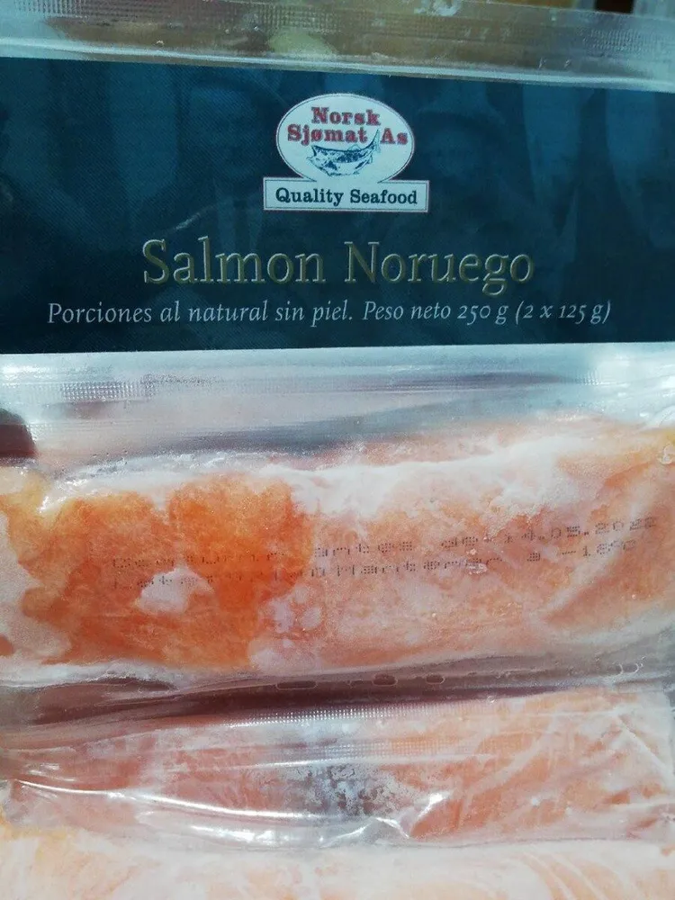 Salmón Noruego. Porciones al natural sin piel