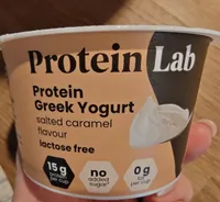 Protein Greek Yogurt salted caramel flavour lactose free