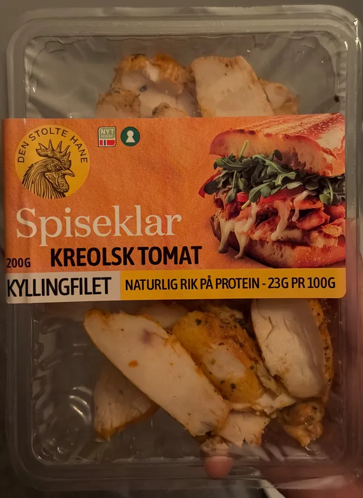 Spiseklar Kreolsk Tomat Kyllingfilet