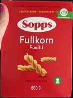 Sopps Fusilli fullkorn
