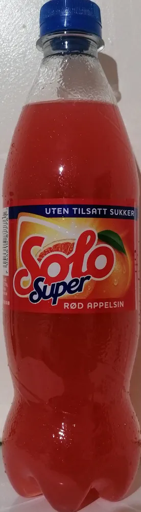 Solo Super Rød Appelsin Uten Tilsatt Sukker