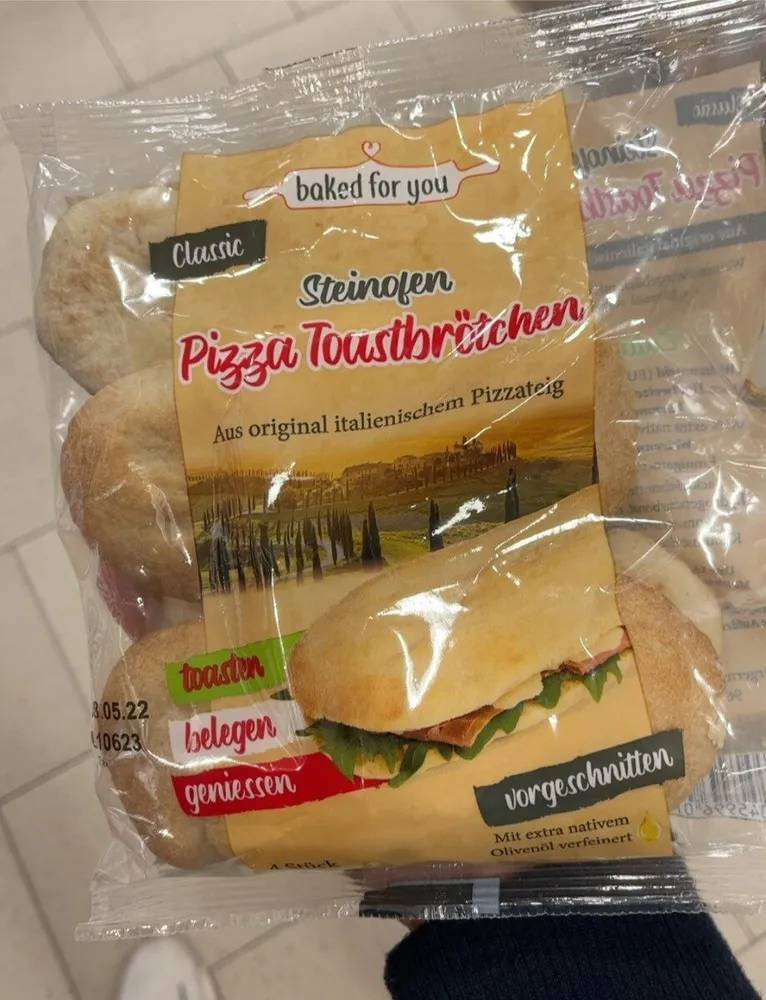 Pizza Toasbrotchen
