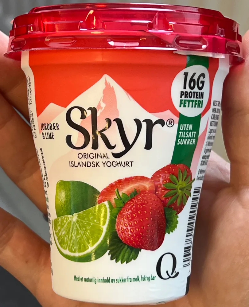 Skyr Jordbær & Lime