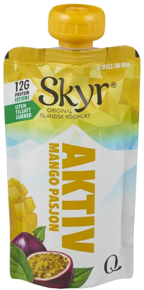 Skyr aktiv mango pasjon yoghurt