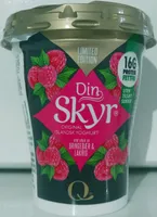 Din Skyr Bringebær & Lakris