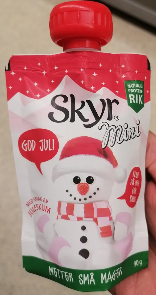 Skyr mini med smak av juleskum