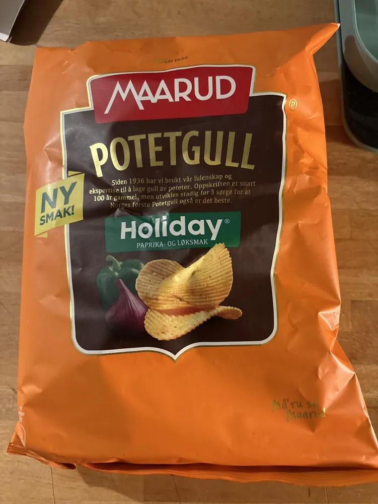 Holiday Potetgull Paprika- og Løksmak