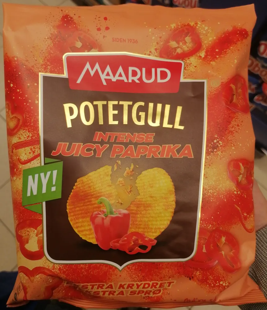 Potetgull Intense Juicy Paprika