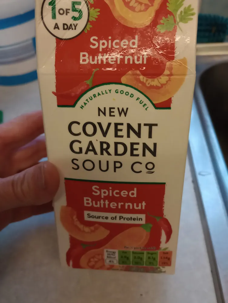 Spiced Butternut Soup