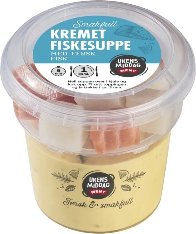 Kremet Fiskesuppe