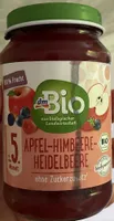 Fruchtbrei Apfel-Himbeere-Heidelbeere