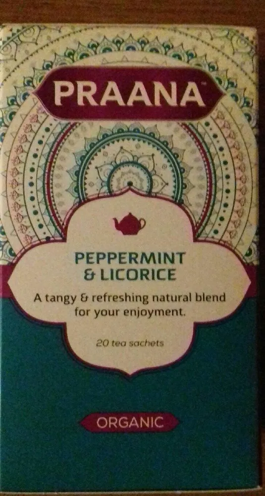 Praana Peppermint & Licorice 20 Bags