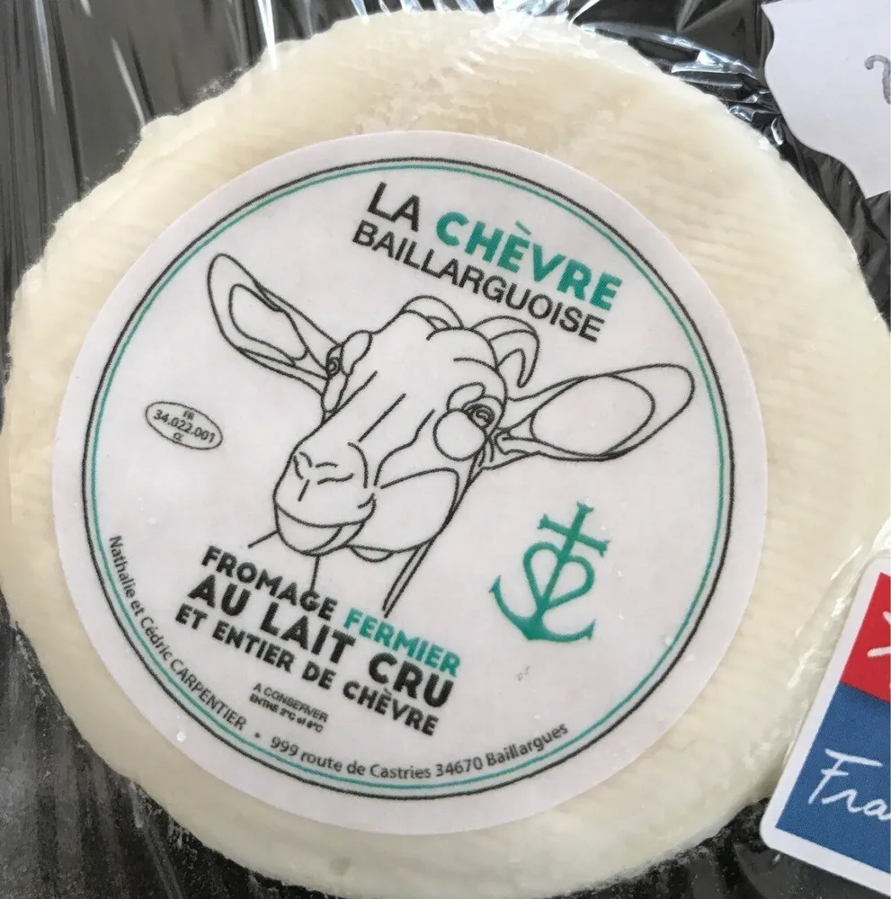 Fromage fermier au lait cru et entier de chèvre